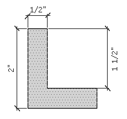 This L-shaped canvas floater frame features a natural finish, with a 1-1/2" depth for artworks.

*Note: These solid wood, custom canvas floaters are for stretched canvas prints and paintings, and raised wood panels.