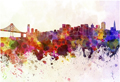 Sanfrancisco Cityscape Skyline Prints